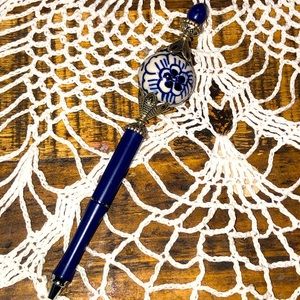 Beaded Pen with Black Ink